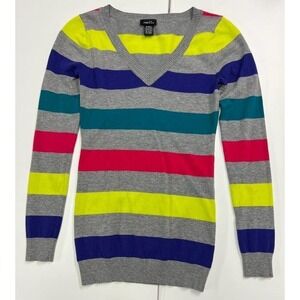 Women Sweater Long Sleeves Rue 21 Multicolor Size S